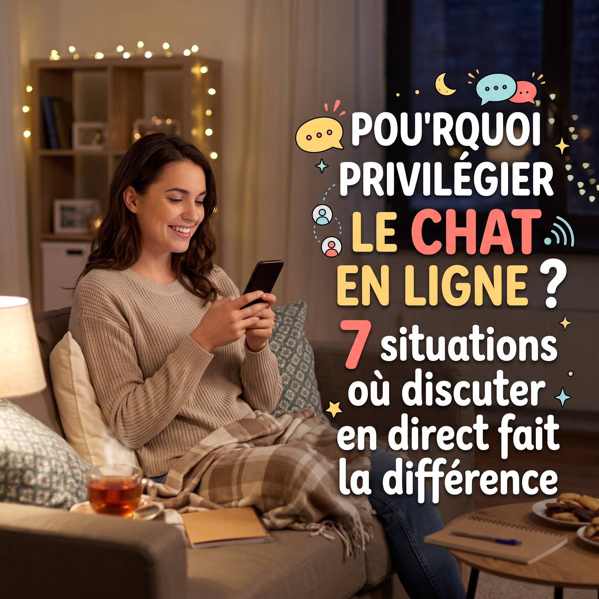 Pourquoi privilégier le chat en ligne ? 7 situations où discuter en direct fait la différence
